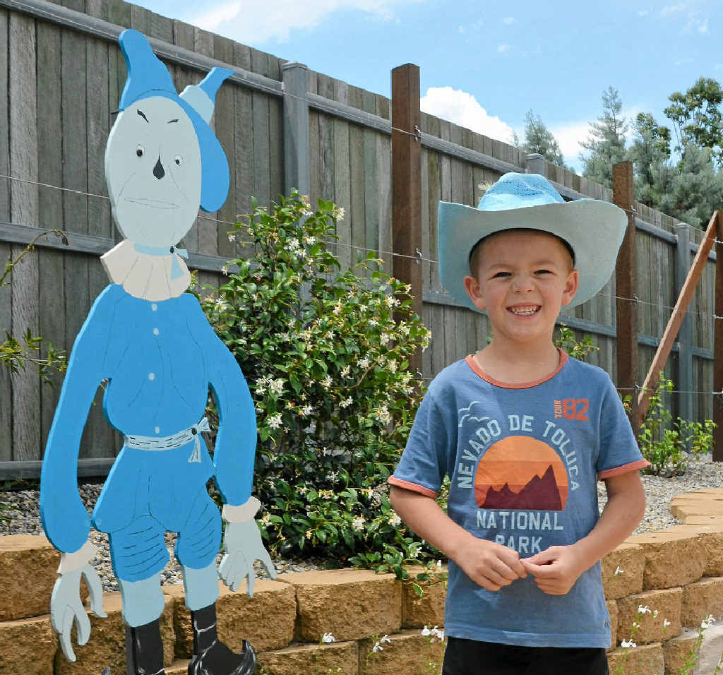 Hayden Wilkinson loved the Wizard of Oz-themed garden at Regency Park. Hayden Wilkinson loved the Wizard of Oz-themed garden at Regency Park.